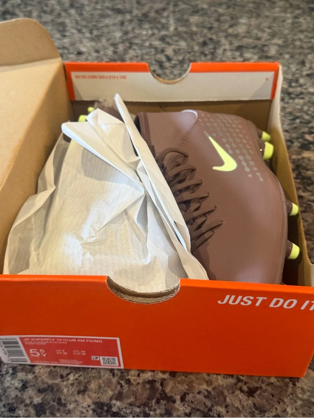 Nike Kylian Mbappé Youth Superfly Jr. Club 10 FG/MG Soccer Cleats